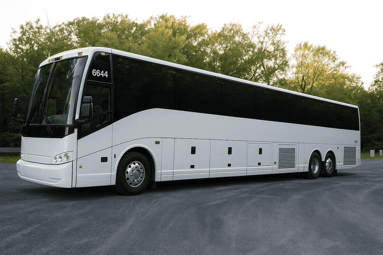 exterior of San Ramon Coach Bus Service coach bus