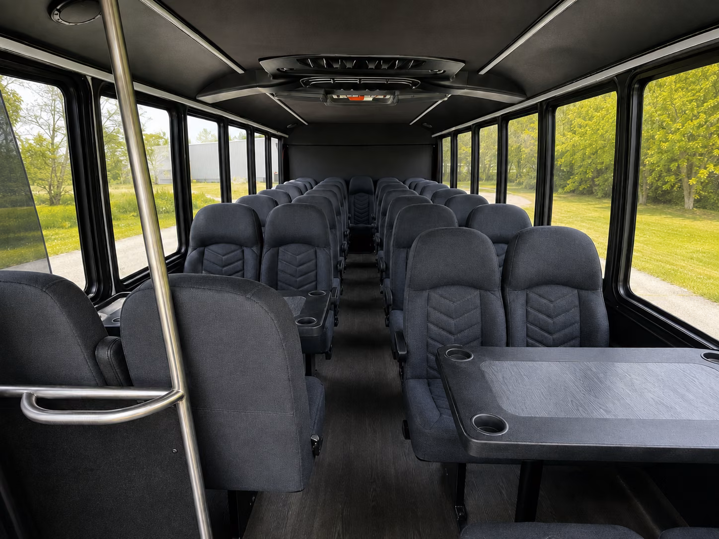 15 passenger minibus inside