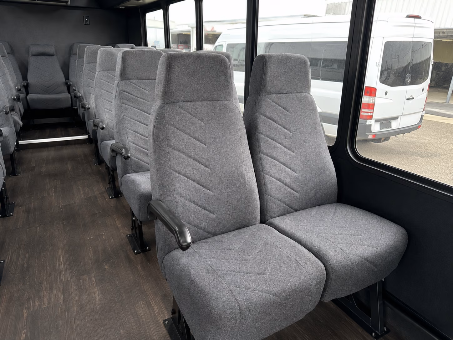 san ramon 15 passenger minibus interior