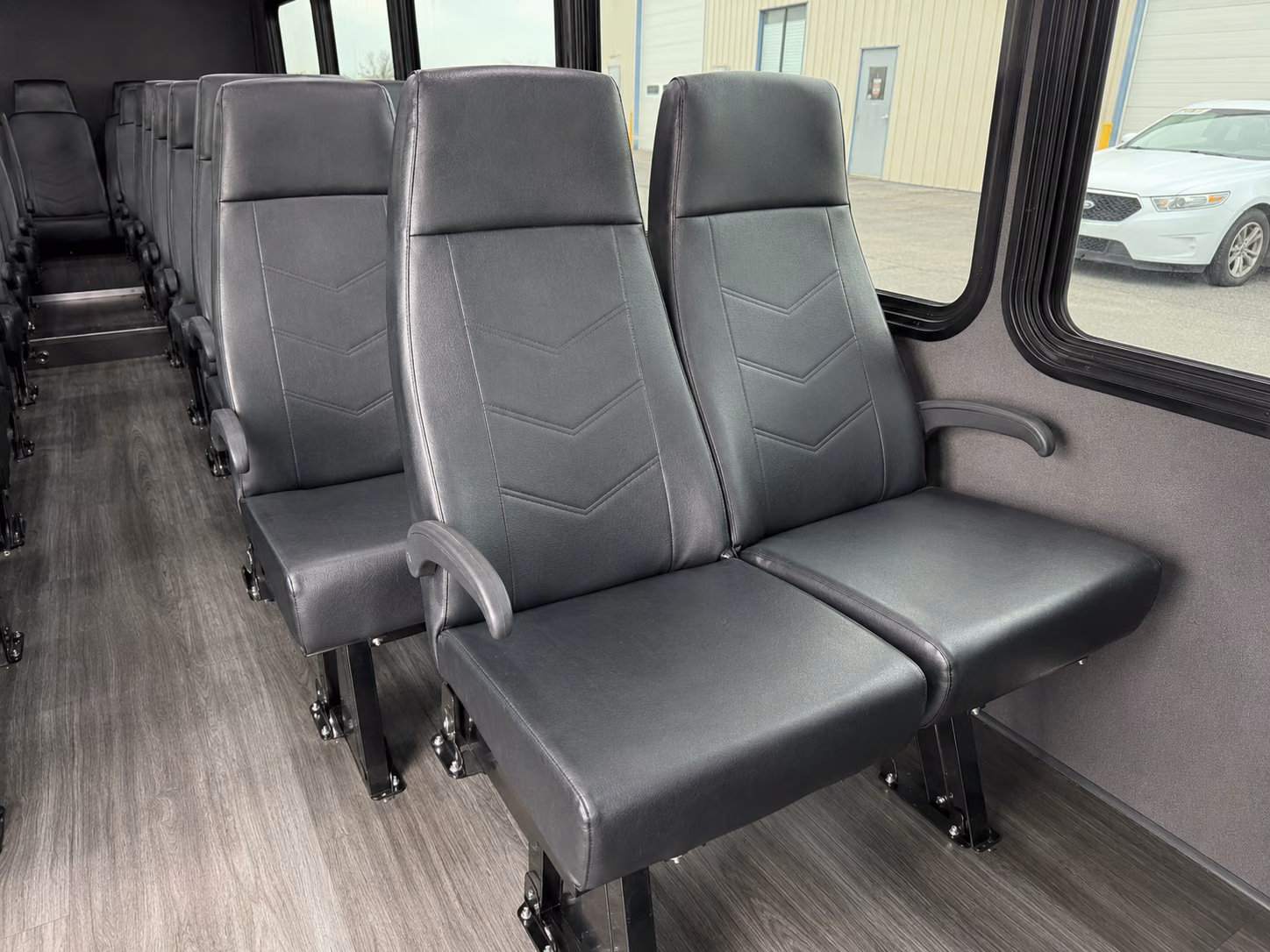 san ramon 18 passenger minibus inside