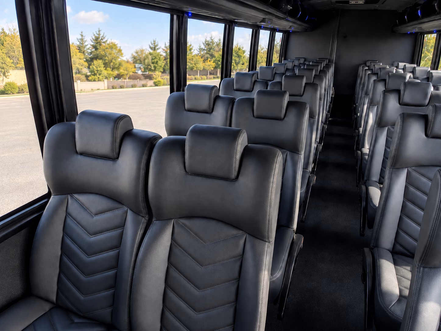 san ramon 20 passenger minibus interior