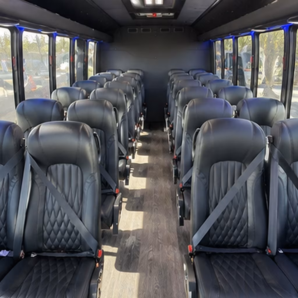 san ramon 30 passenger minibus inside