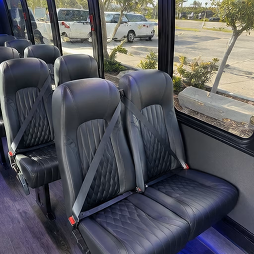 san ramon 30 passenger minibus interior