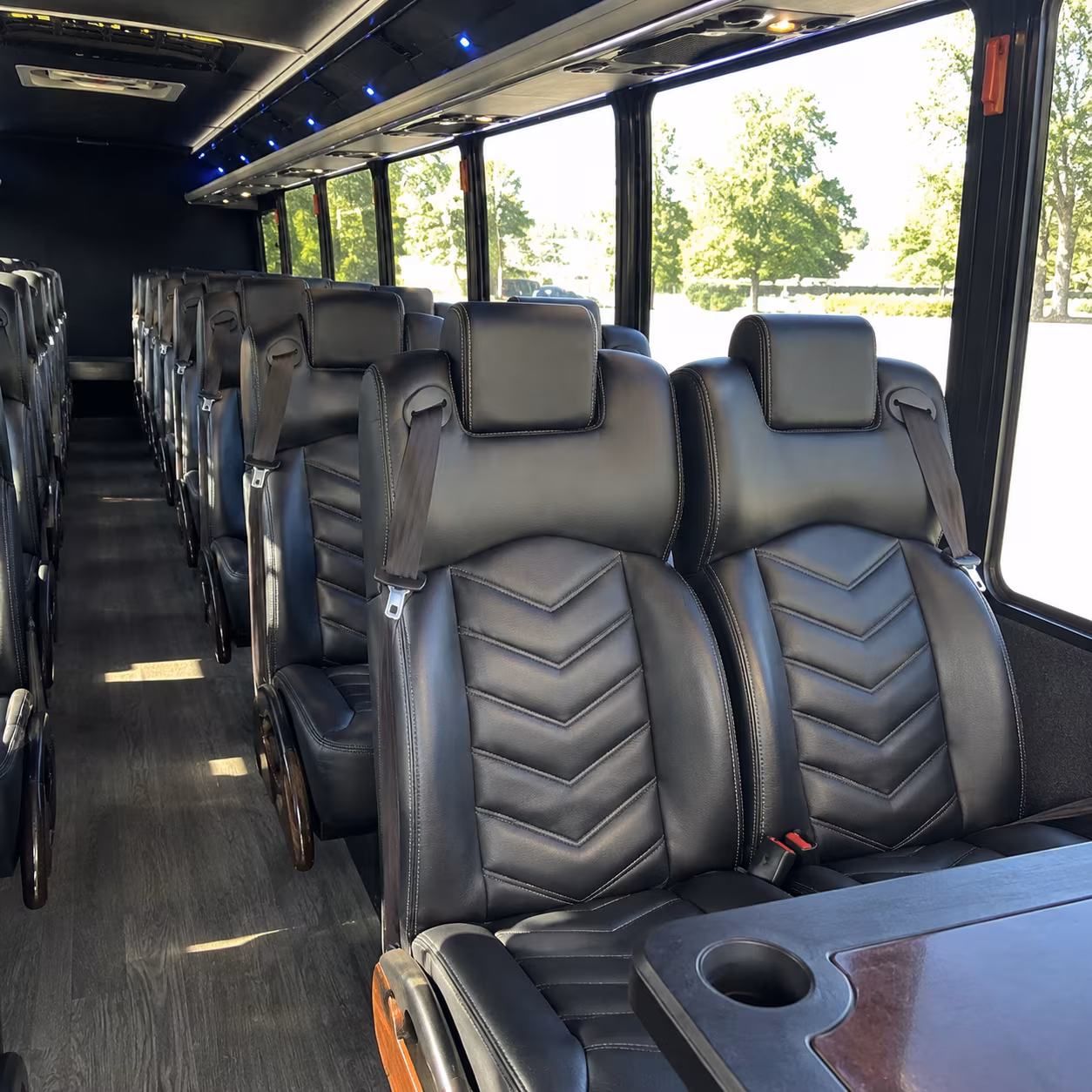 san ramon 35 passenger minibus inside