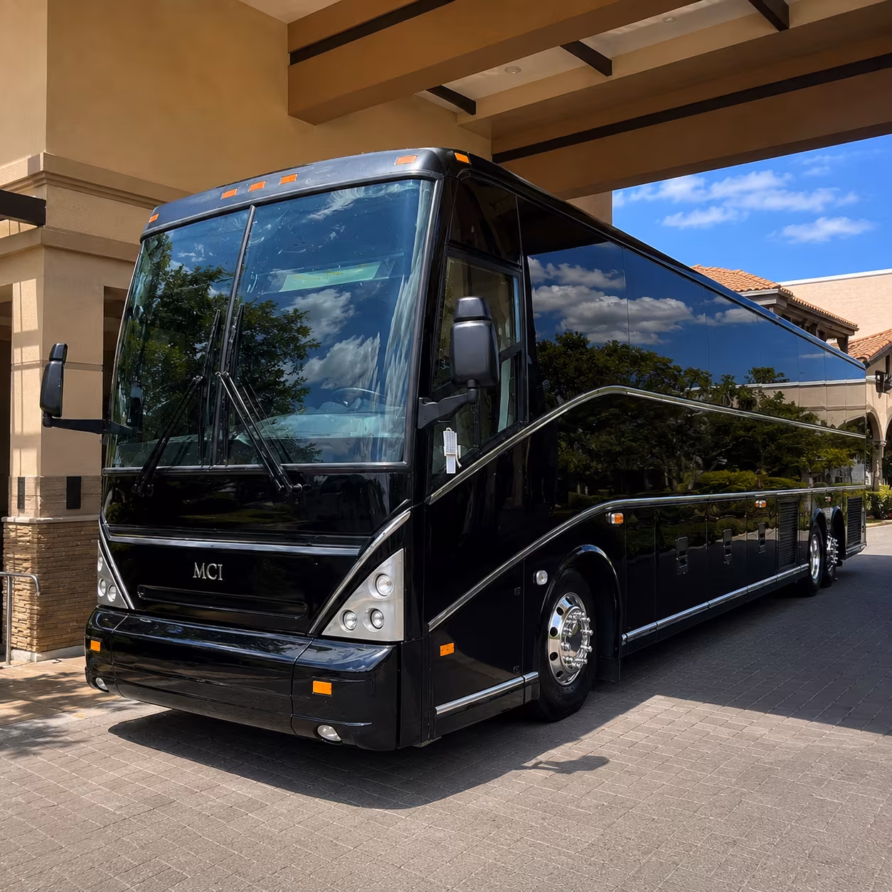 san ramon charter bus rentals for bishop ranch campus commuters