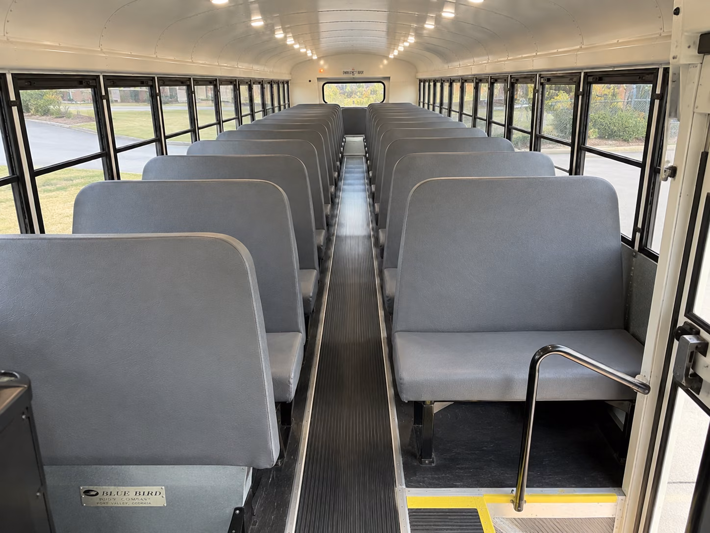 san ramon school bus interior