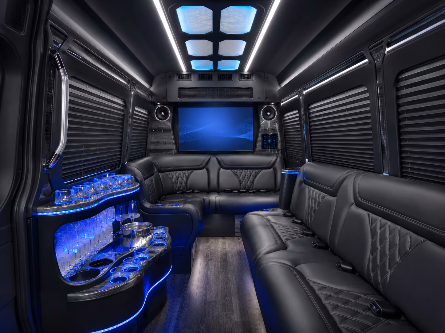 san ramon sprinter limousine inside