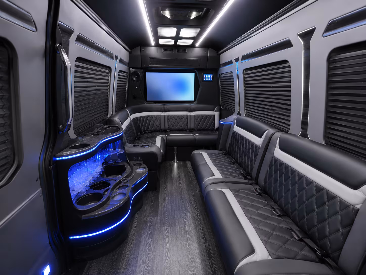 san ramon sprinter limousine interior