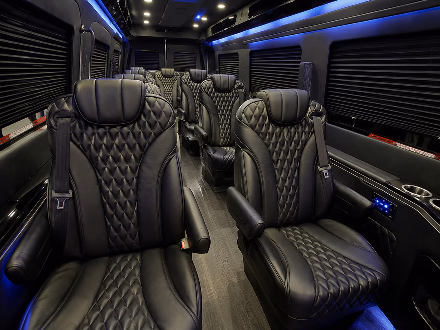 san ramon sprinter van with driver interior