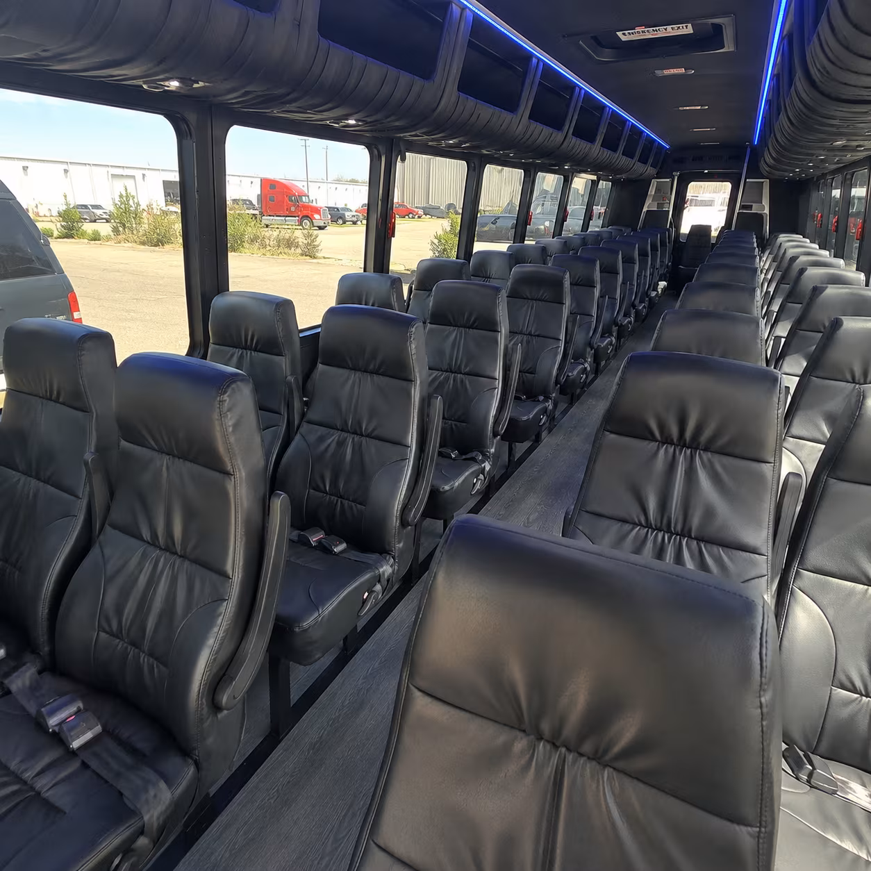 shuttle buses for san ramon wedding guests between hotels and venues